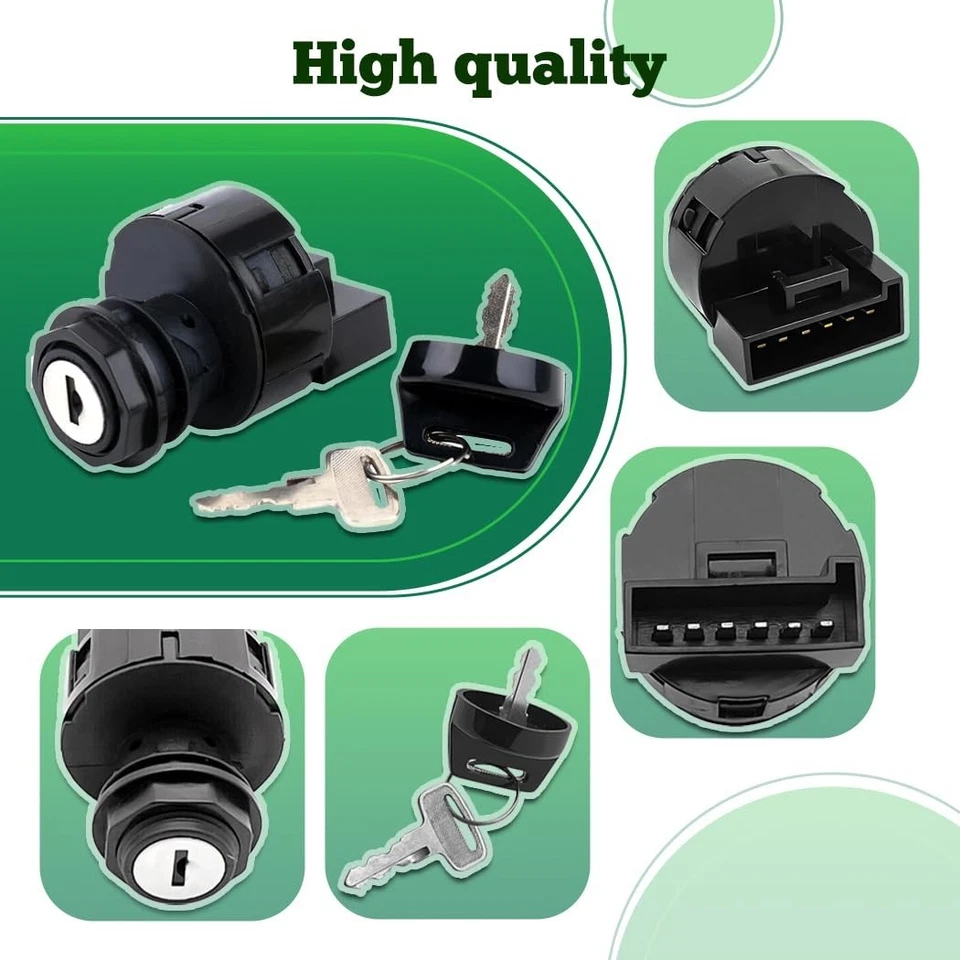 点火钥匙启动开关锁 3 位置 6 针适用于 Polaris Ranger RZR 运动 — 第 3/4 张图片