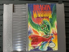DRAGON WARRIOR - NINTENDO NES GAME 3 SCREW COMPLETE W/ BOX & STYROFOAM