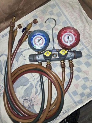 #ad #ad Yellow Jacket 46010 BRUTE II 4 Valve Test amp; Charging Manifold $175.00