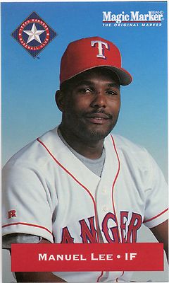 1994 Texas Rangers Magic Marker #23 Manuel Lee SGA