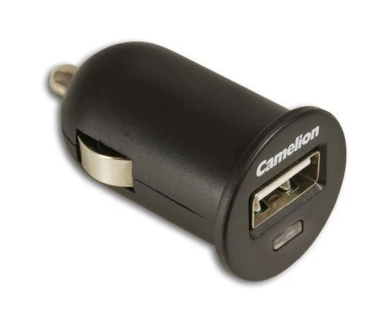 2 x Camelion USB Mini Car Charger 5V 1A DD802 Cigarette Lighter Socket Adapter - Image 2 of 2