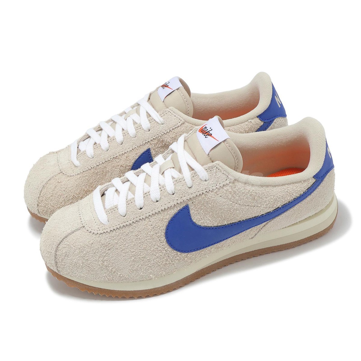 Nike Wmns Cortez Vintage Sanddrift Game Royal Women Casual Shoes