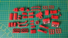 Lot Lego en vrac couleur rouge #A50