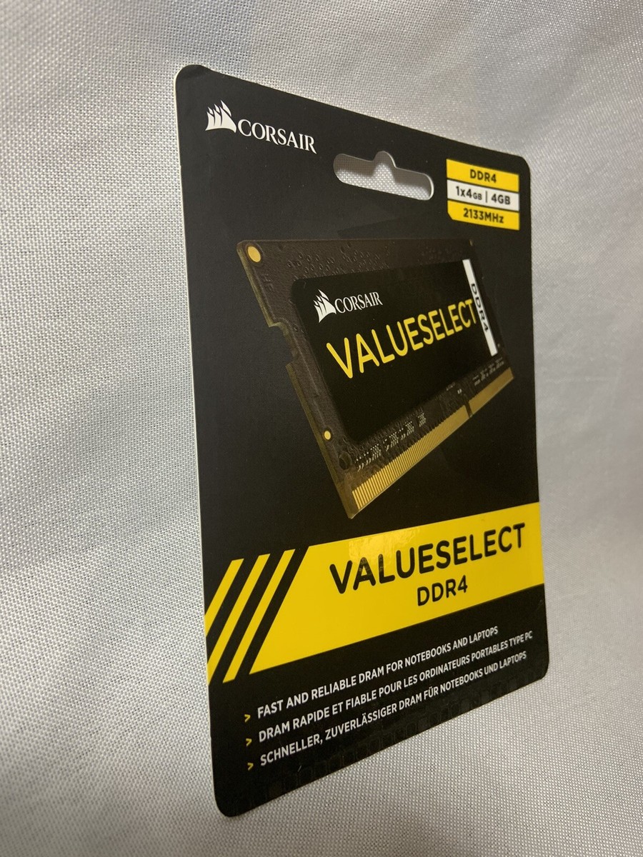 CORSAIR VALUE SELECT 4GB DDR4 2133MHZ. NEW IN SEALED PACKAGE | eBay