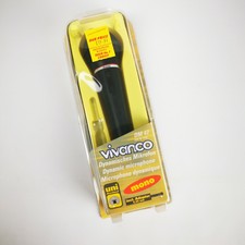 ~ Vivanco ~ Dm 47 ~ Dynamic Microphone ~ Black ~ Mono ~ Untested ~