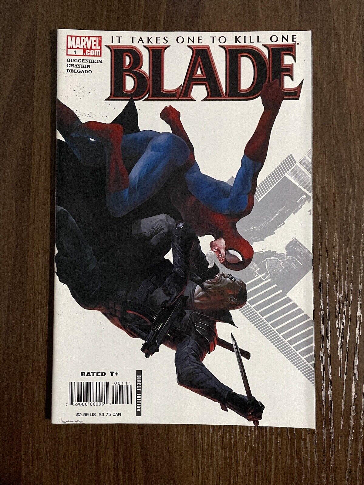 Blade #1 1st app Lucas Cross Guggenheim & Chaykin - Marvel Comics 2006 Key Issue