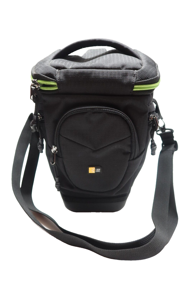 Case Logic Kontrast Black Green Camera Case Shoulder Strap