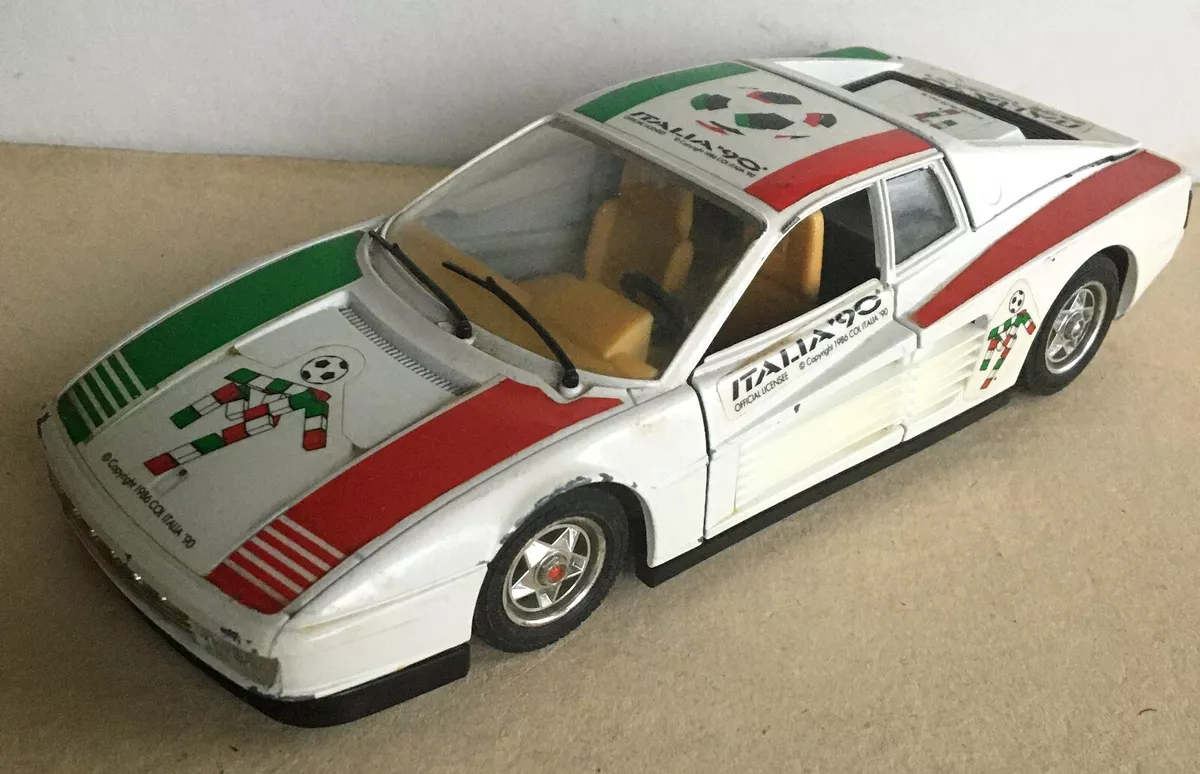 Burago Ferrari Testarossa (1984) Italia 90 1/24th | eBay