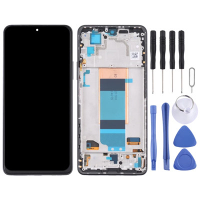 Original For Xiaomi Redmi K40S LCD Display Screen Touch Digitizer Assembly Frame