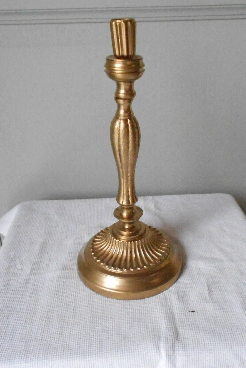 Ancienne paire de bougeoirs à poussoir Louis Philippe XIX ème