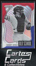 Johnny Bench 2021 Panini Prizm #OS-8 Old School Red White Blue Prizm Reds