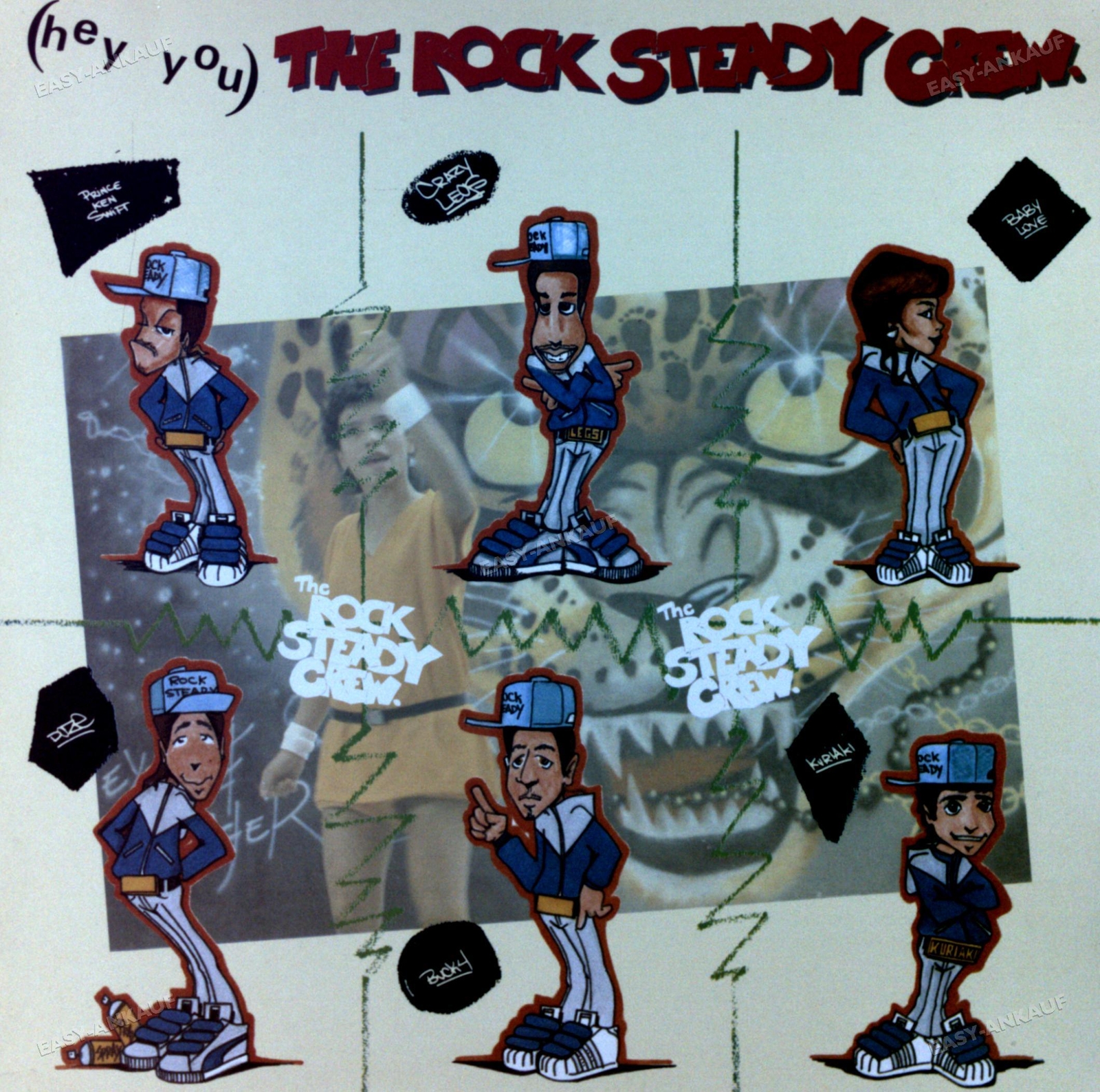 My Crew Rocks The Rock Steady Crew - (Hey You) The Rock Steady Crew Maxi (VG+/VG+ ...