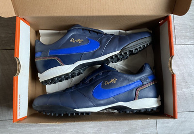 NEW Nike Tiempo GURI TF PRO Legend navy R10 Ronaldinho Leather Indoor 12.5 US