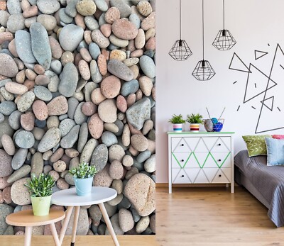 3D Plain Clored Pebble 9835 Wall Paper Wall Print Decal Deco Wall Mural CA Romy