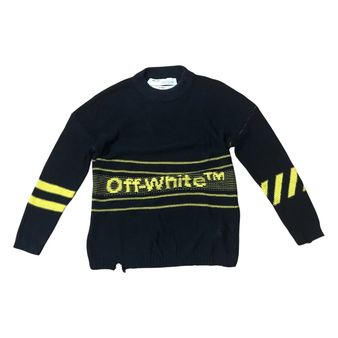 Off White 2013 Streetwear Main Label c o Virgil Abloh rare knit