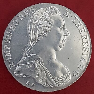AUSTRIA 1780 MARIA THERESA THALER RESTRIKE SILVER KM# T1 | eBay