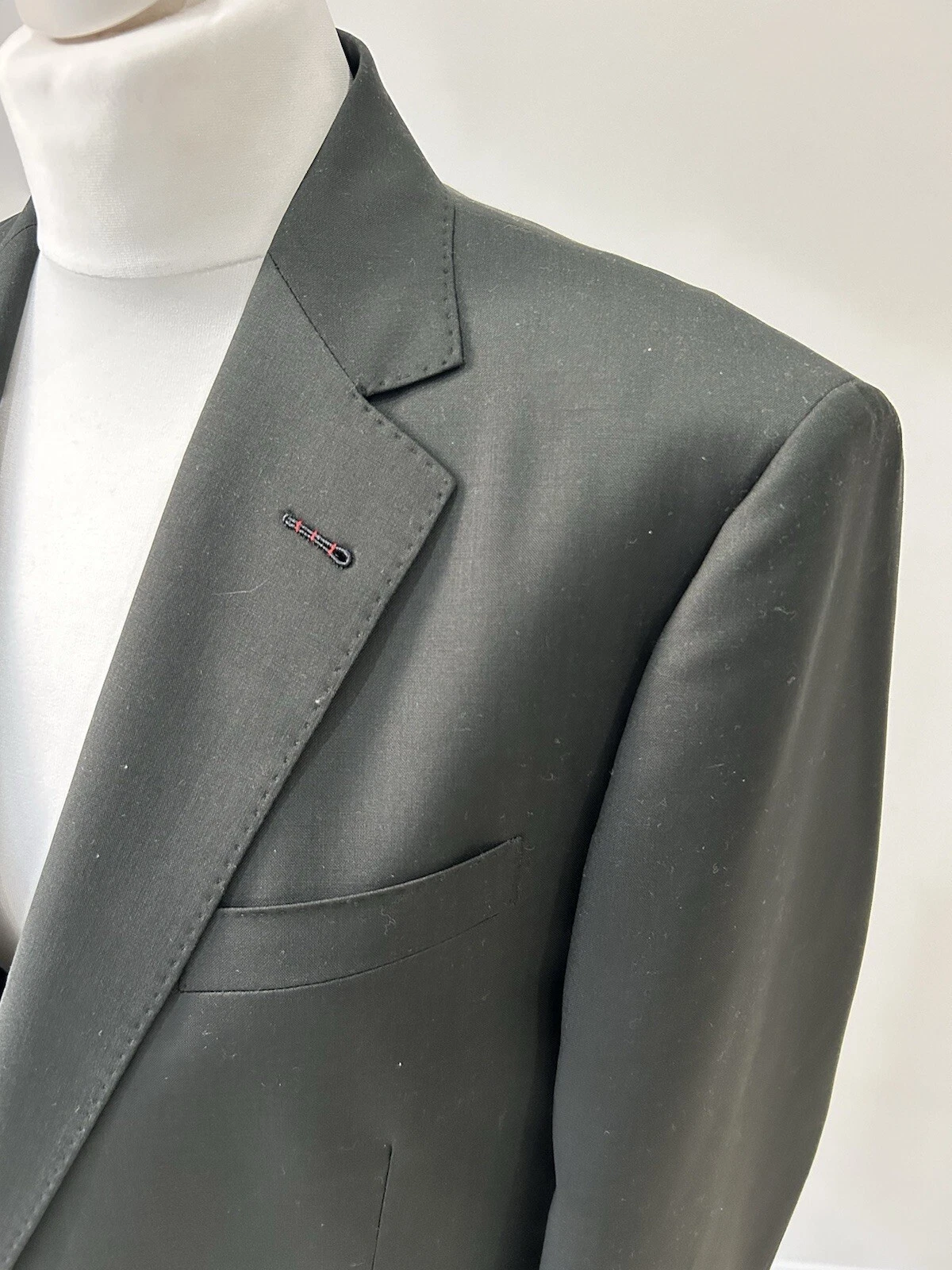 Gucci giacca tuta in lana mohair da uomo. Verde muschio taglia IT 50. * NUOVO & autentico