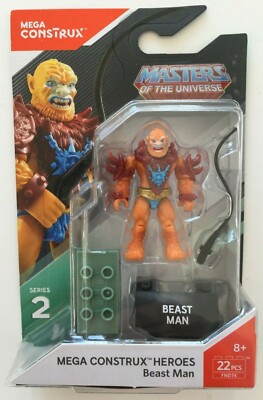 NIP Mega Construx Series 2 Heroes Masters of the Universe Beast Man