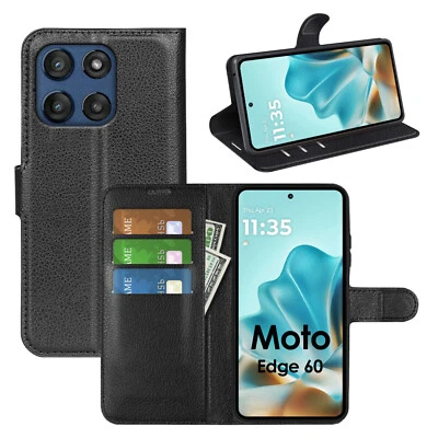 BETTERFON Handy Tasche für Motorola Moto Edge 60 / 60 Fusion Handy Flip Cover Wallet Case