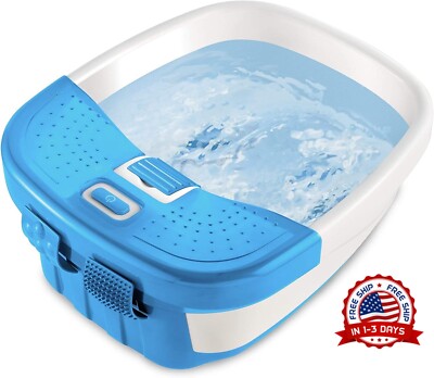 Masajeador De Baño Spa Con Rodillos Burbuja y Calor Hidromasaje