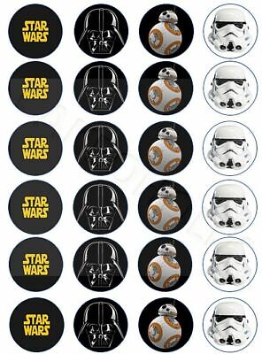 star wars edible cupcake toppers