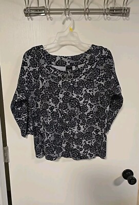Rafaella Top Blouse Size Large 