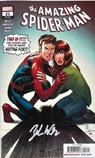The Amazing Spiderman #21 Signed By Zeb Wells W/ COA
