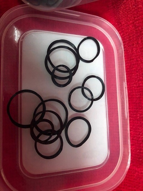 little black rubber bands