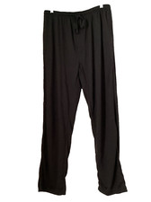 ATHLETIC WORKS Men's Black Polyester Knit Sleep Pants Sz. S