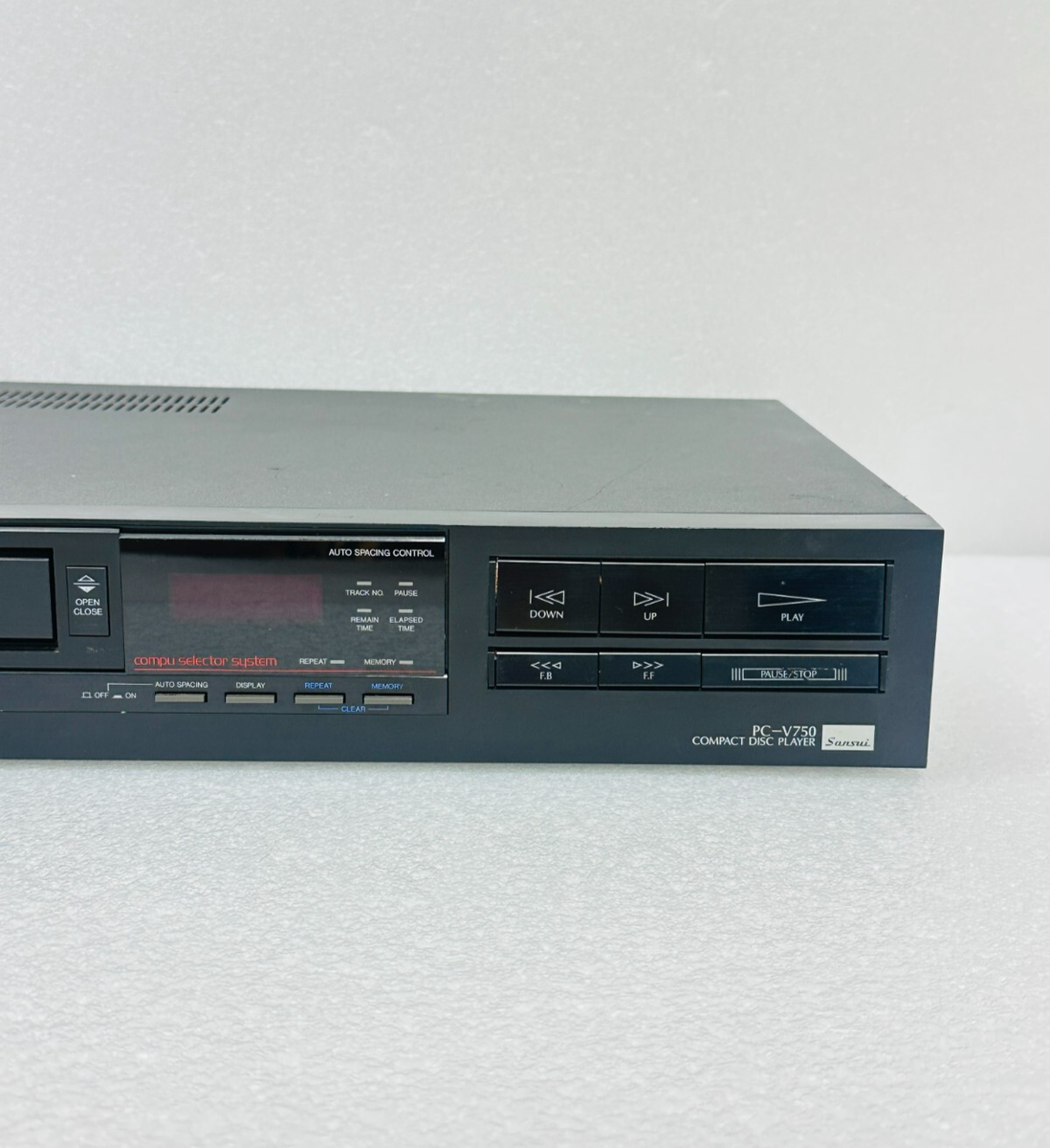FOR PARTS |Sansui CO PC-V750 Vintage Compact CD Disc Player Unit