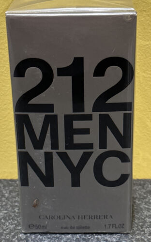 212 Cologne by Carolina Herrera 1.7 oz/50 ml Eau De Toilette Spray for Men - New - Picture 1 of 5