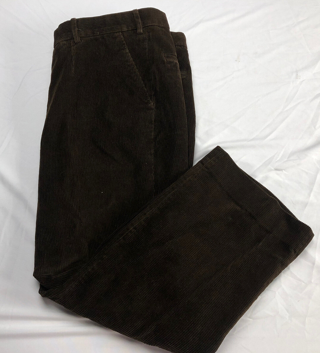 DAKS Simpson London Tailored Dress Pants Men Brown Retro 38 in waist