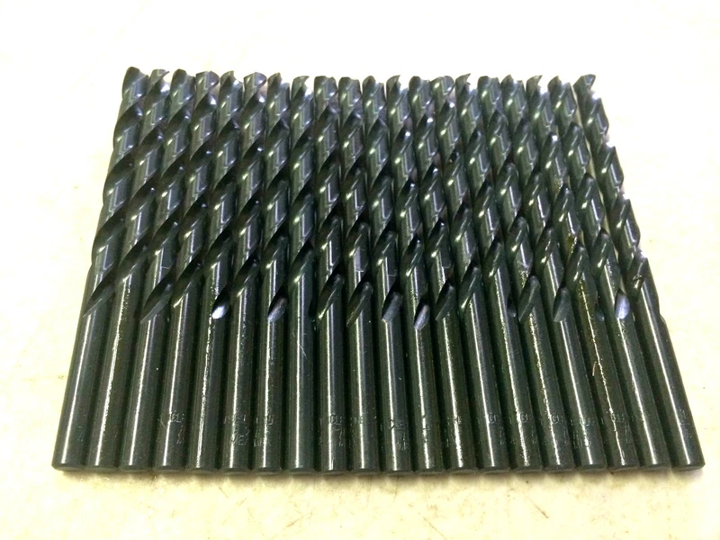 Cleveland Twist 1/4-inch HSS jobber bits, 20-pack