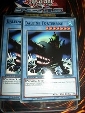 YU-GI-OH! PLAYSET (LOT DE 2) BALEINE FORTERESSE SBSC-FR025 MINT NEUF EDITION 1