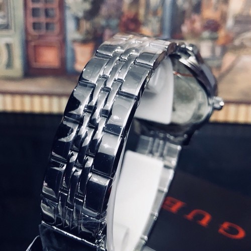 AUTHENTIC GUESS LADIES' WHITNEY WATCH SILVER TONE RRP:$399 Brand New - Picture 8 of 12