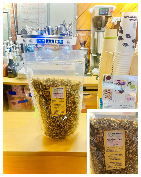 Пробирка с рассыпчатым листовым чаем Turmeric Tamer Organic без кофеина