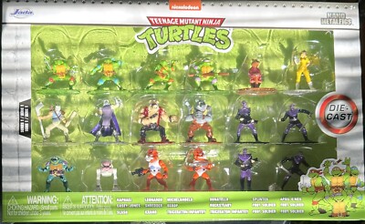 Nickelodeon Teenage Mutant Ninja Turtles TMNT Jada Nano Metal figs 18 Figures