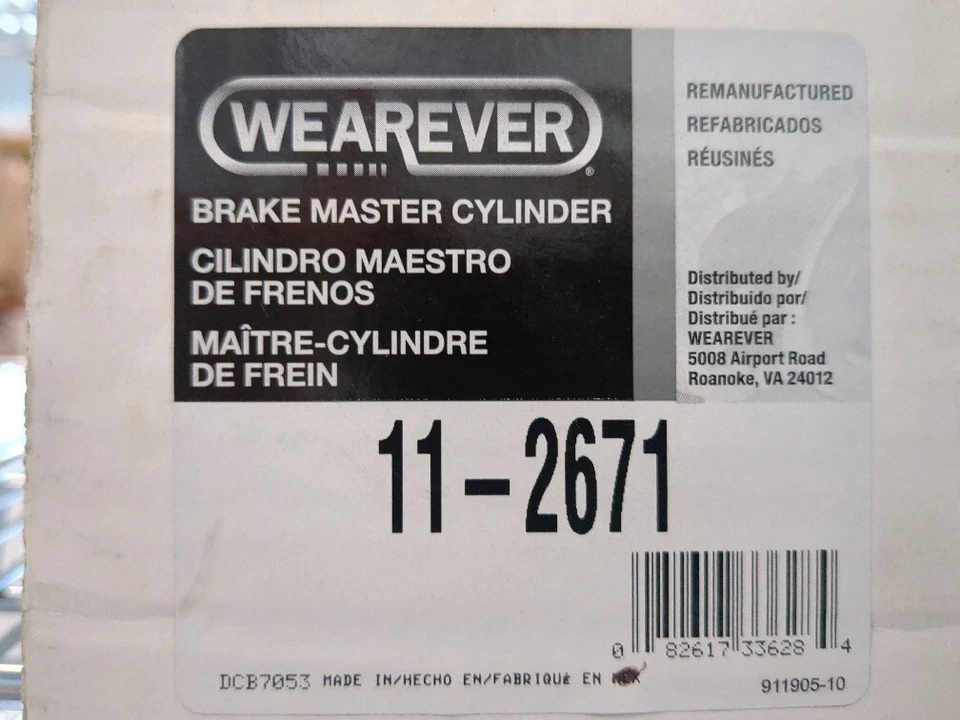 Cilindro maestro de freno Dorman M390108 para sonda 93-99 Ford Mazda 626 MX-6 Foto 4 de 4