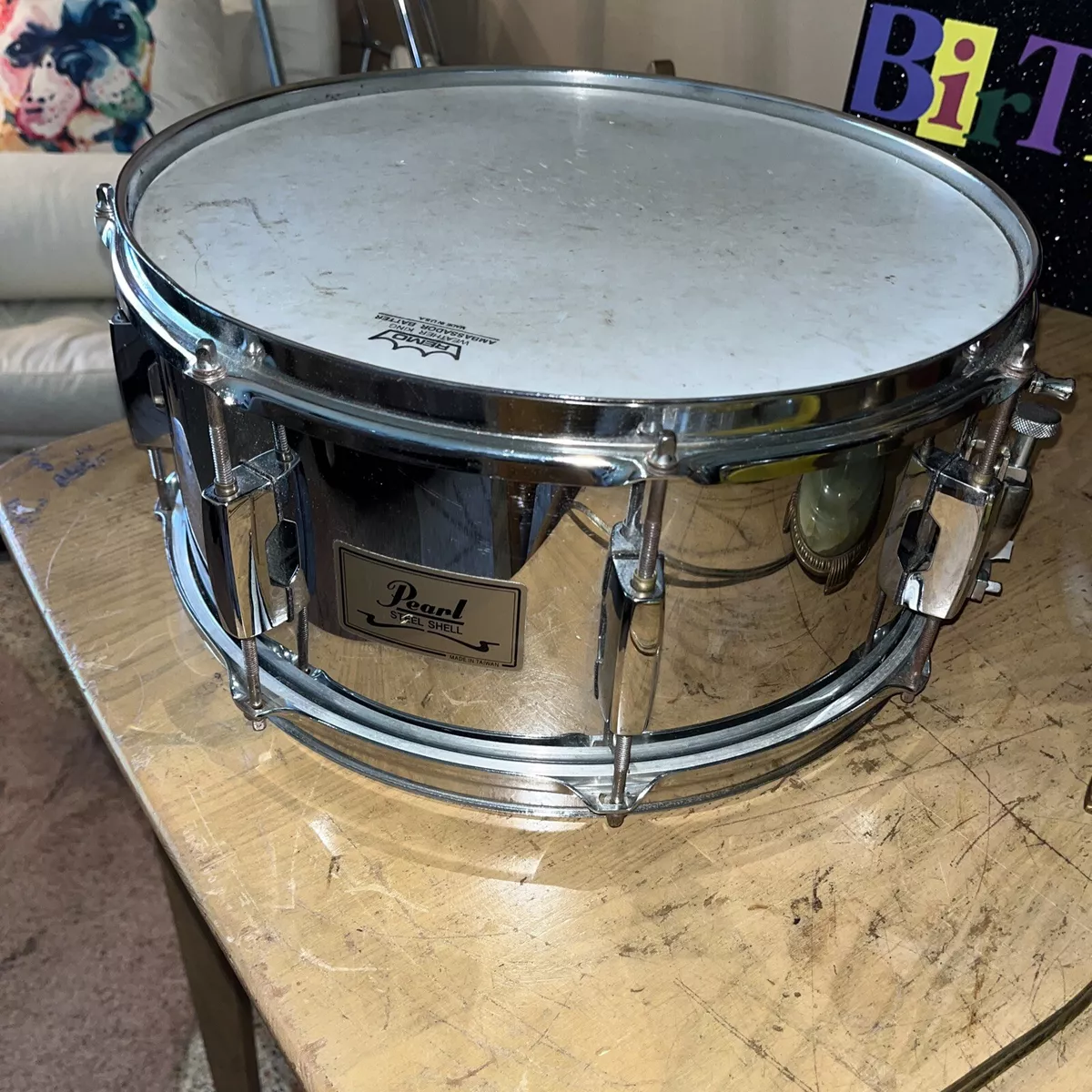 Pearl on sale steel snare