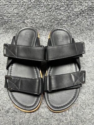 Fitflop Remi Adjustable Strap Mary Jane Cork Platform Wedge Black Sandals 5  - 36 | eBay