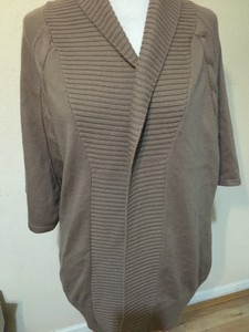 dark camel cardigan