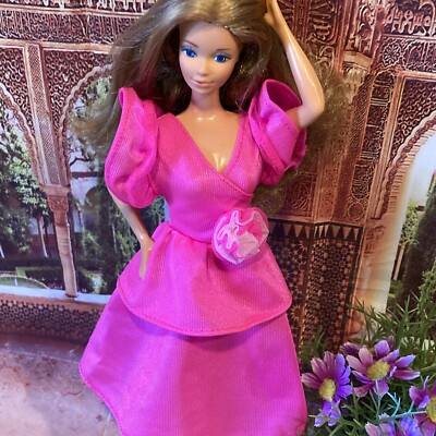 Vintage Barbie Wedding Party Hot Pink Dress ~ Genuine Mattel | eBay Vintage Barbie Wedding Party Hot Pink Dress ~ Genuine Mattel | eBay