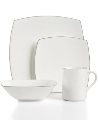 Mikasa Couture Platinum Dinnerware 4-Piece Set - 8 Settings - MSRP