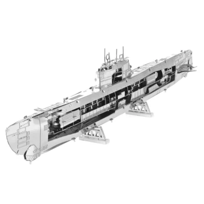 Metal Earth Fascinations German U-boat Type XXI 3D Metall Puzzle Modellbausatz - Bild 1 von 4