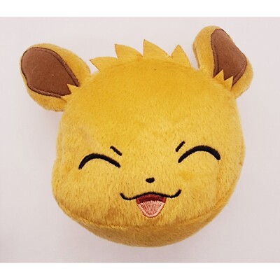 Pokémon Pocket Monsters Eevee Face Mini Plush Pouch *US SELLER*
