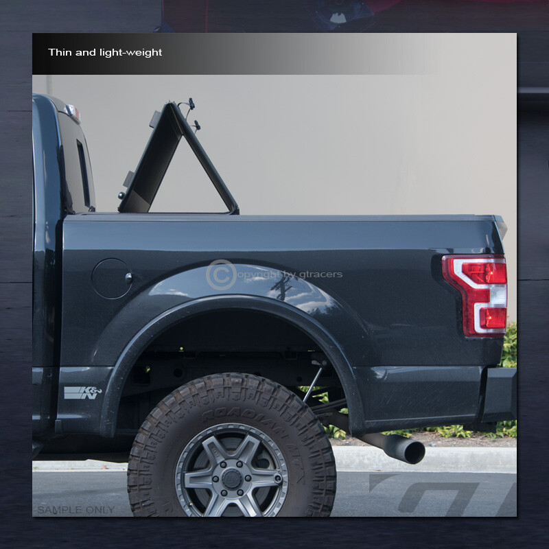 For 20042014 Ford F150 5.5'/66" Bed Lo Pro Aluminum Hard Tri Fold