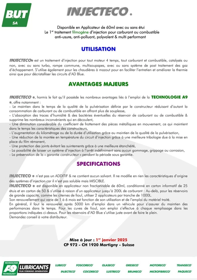 INJECTECO : 1er Traitement filmogène Injection contenant LA TECHNOLOGIE A9 - Photo 3/4