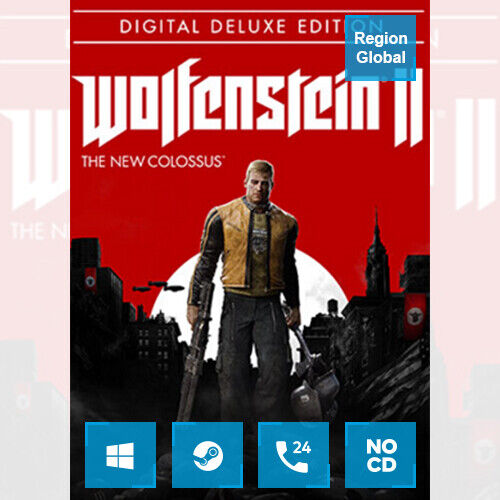 Wolfenstein: The New Order Steam Key (GLOBAL) (No DISC)