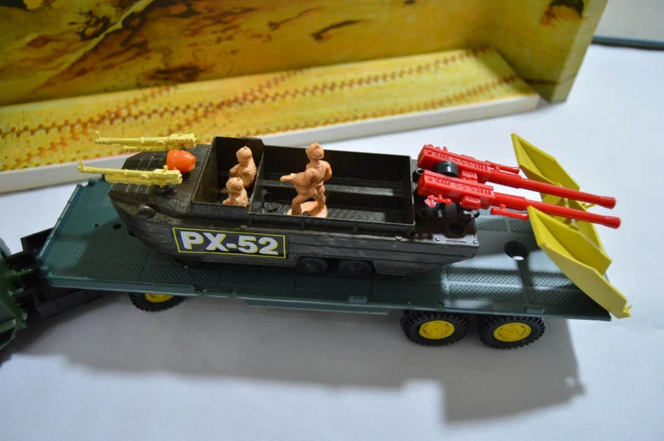 CAMIÓN MILITAR VINTAGE ALNI BRITISH THORNYCROFT PODEROSO ANTAR con anfibio DUKW Foto 4 de 4