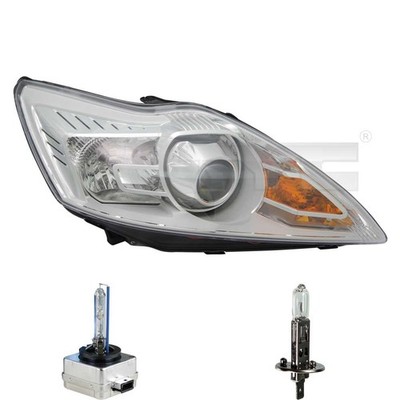 Xenon Scheinwerfer links D1S/H1 für Ford Focus II DA_ HCP DP FFS inkl. Lampen